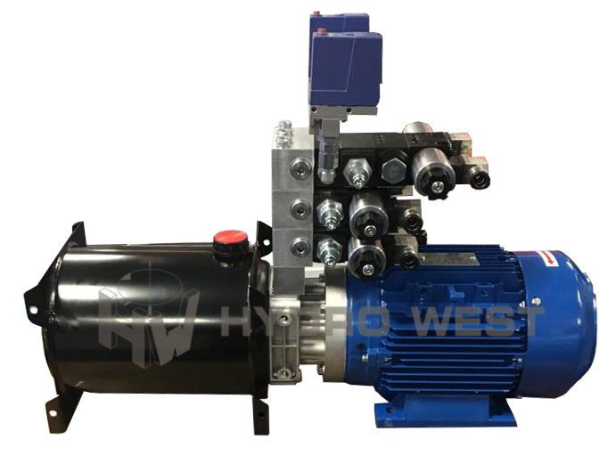 24 volt hydraulisch compact unit